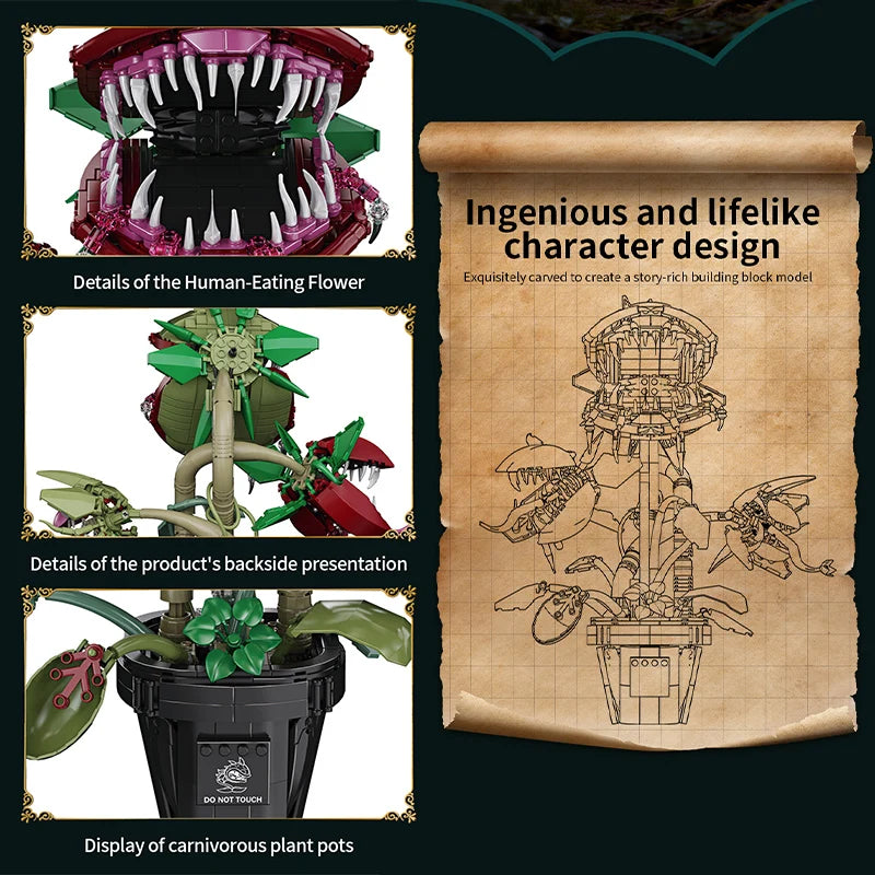 Planta Carnívora · Set Botánico Decorativo