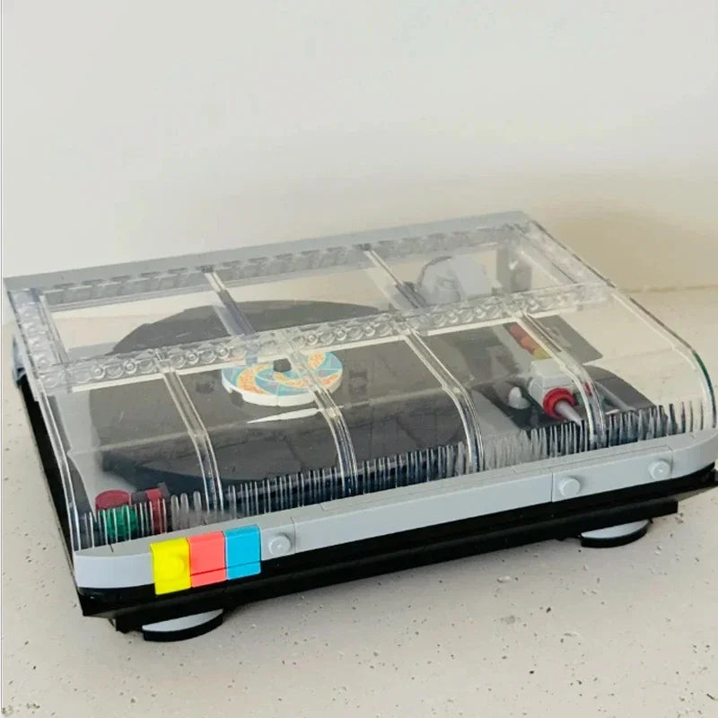Tocadiscos Retro Vintage · Set de Construcción