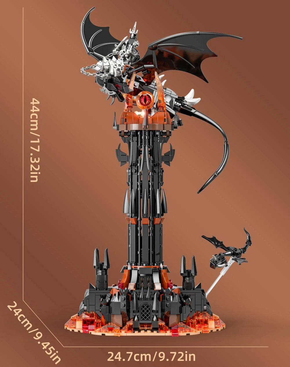 Barad-dûr · Torre Oscura con Nazgûl · 997 pezzi