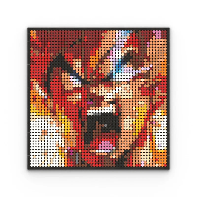 Cuadro Pixel Art de Anime, modelo 01