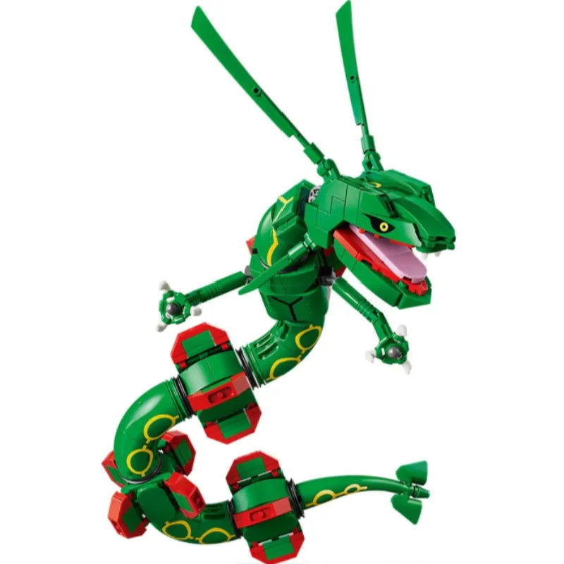 Rayquaza de bloques de construcción, 1.083 piezas
