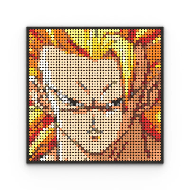 Cuadro Pixel Art de Anime, modelo 13