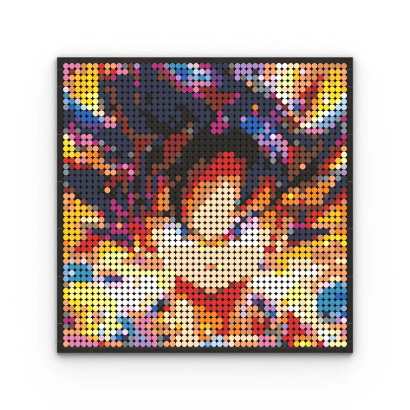 Cuadro Pixel Art de Anime, modelo 02