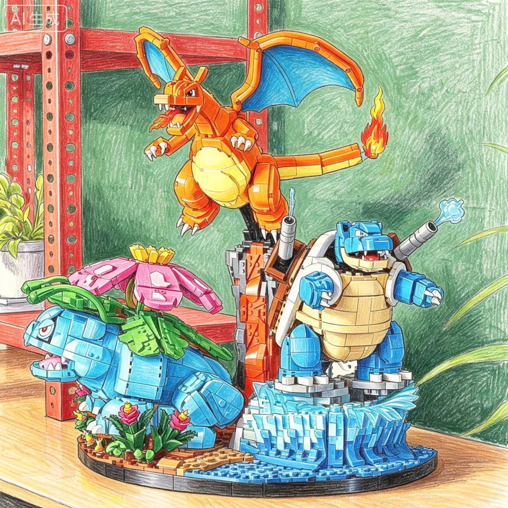 Kanto Starter Trio · 6,838 pieces