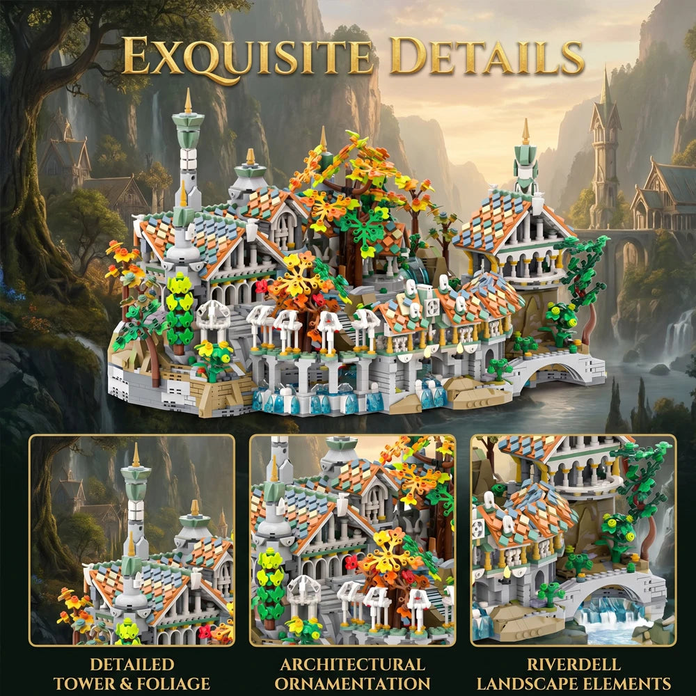 Festung Rivendell · 4.406 Teile