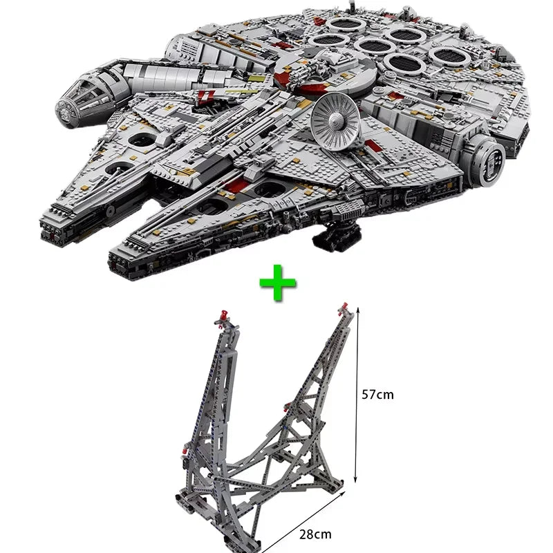Halcón Milenario · Nave Estelar UCS · 7.541 piezas