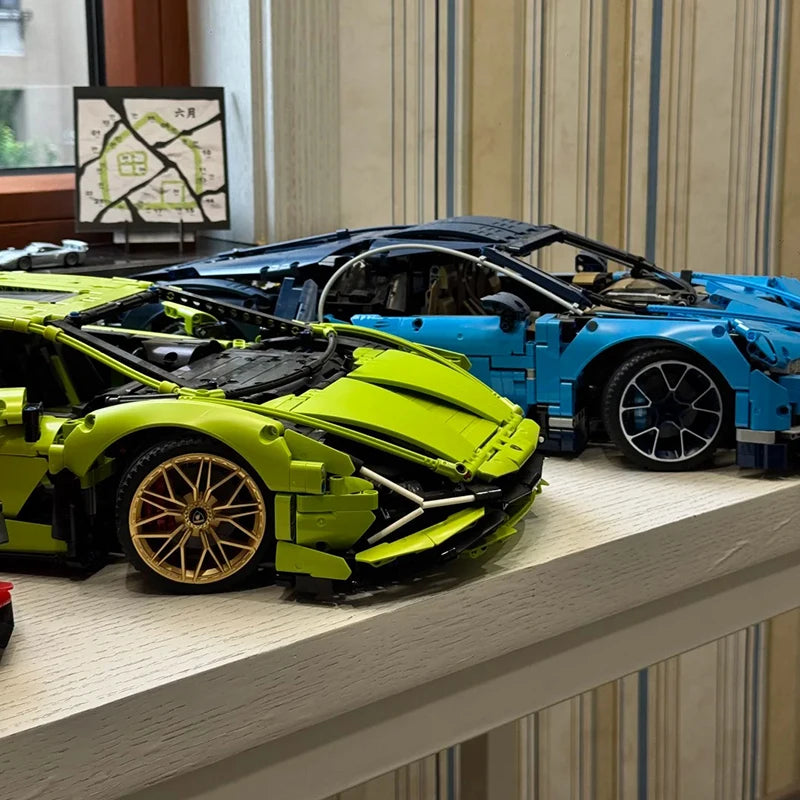 Supersportwagen Maßstab 1:8 · Bis zu 3.893 Teile