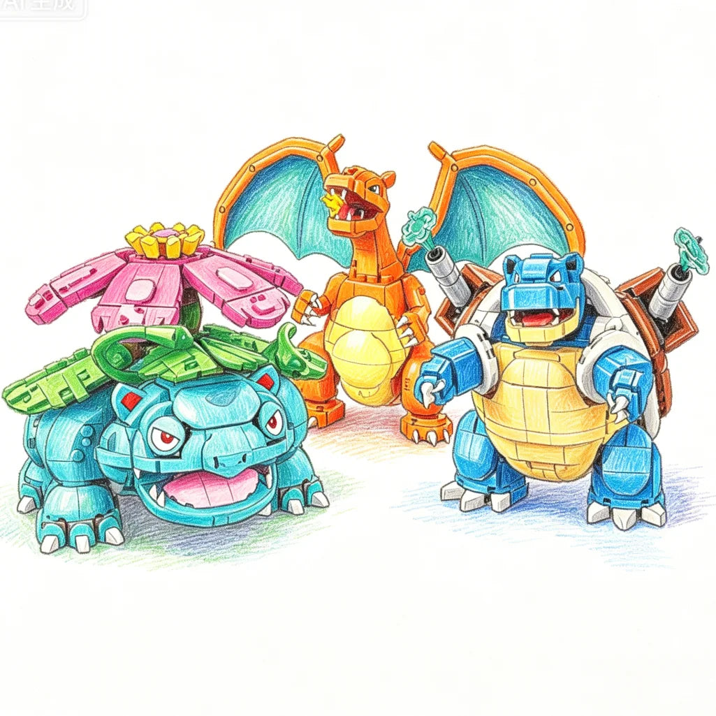 Kanto Starter Trio · 6,838 pieces