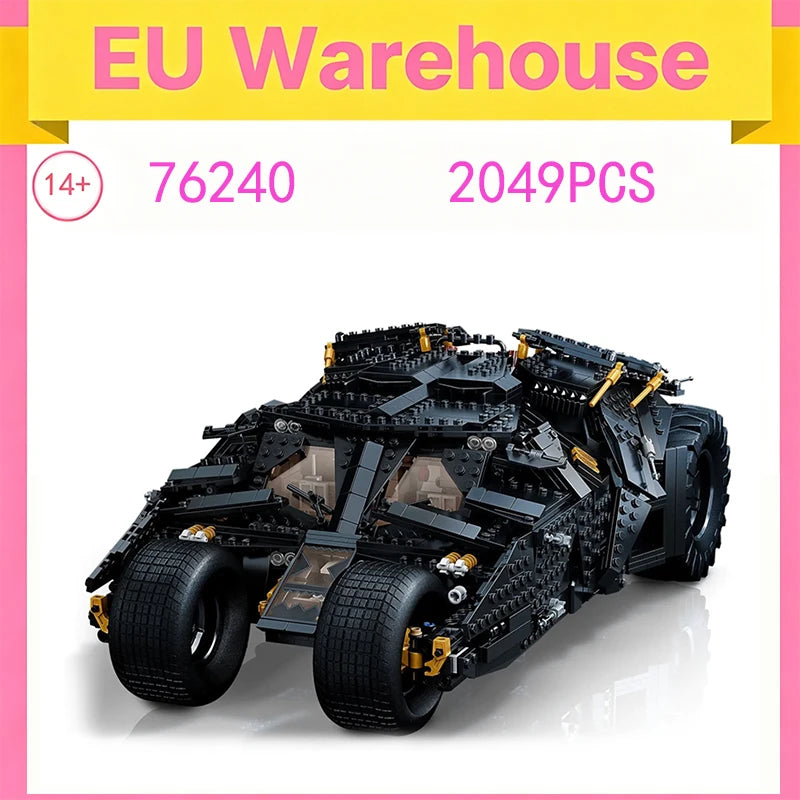 Black Batmobile · 2,049 pieces