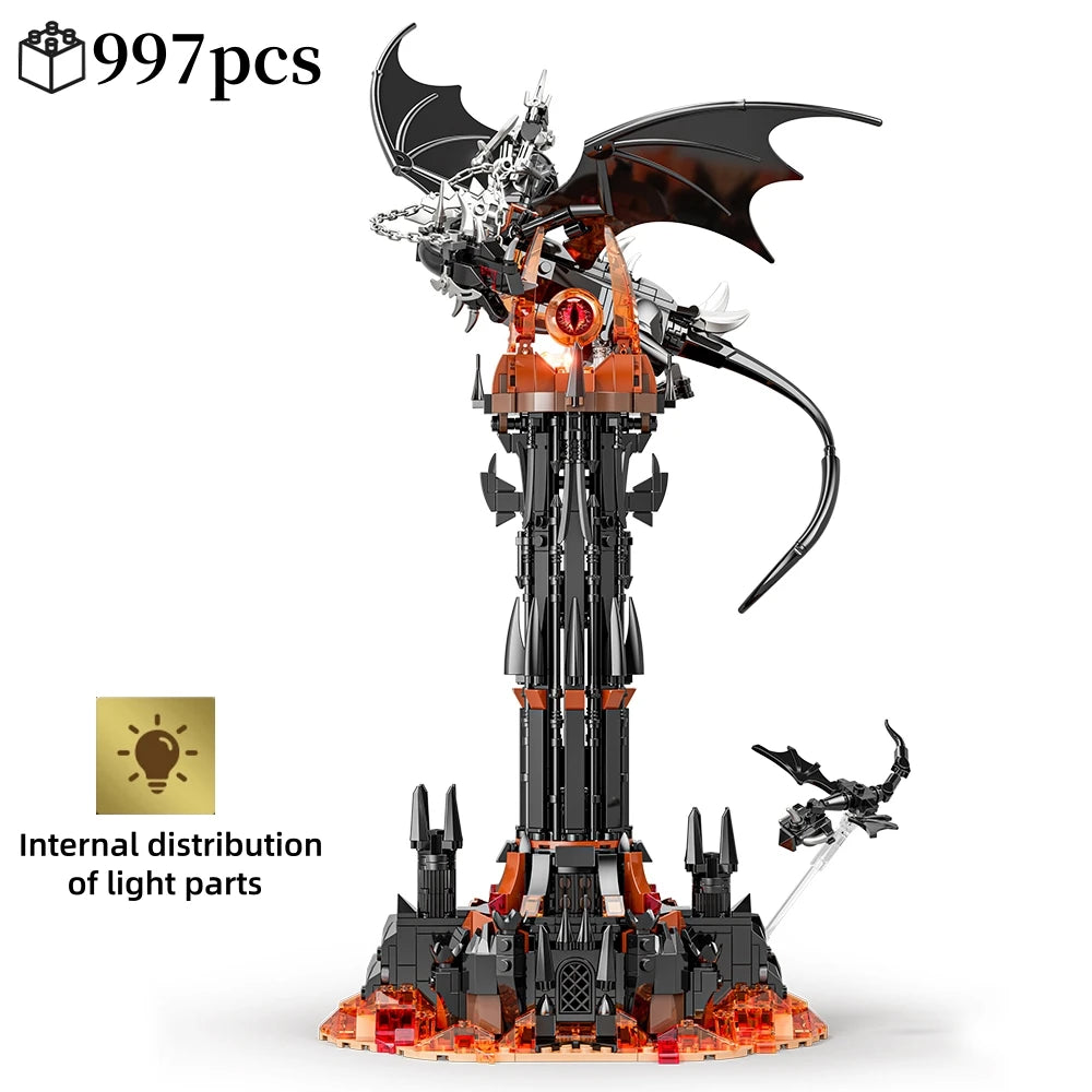 Barad-dûr · Torre Oscura con Nazgûl · 997 piezas