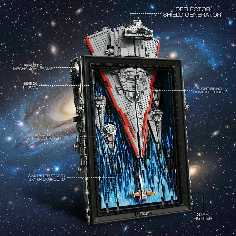 Destructor Imperial en Cuadro 3D · 5.345 piezas
