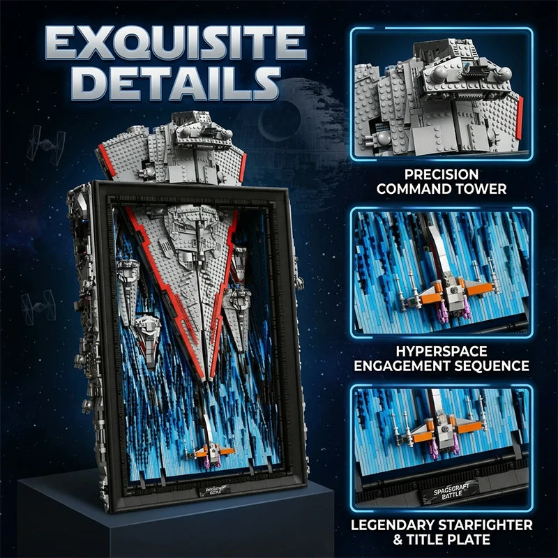 Destructor Imperial en Cuadro 3D · 5.345 piezas