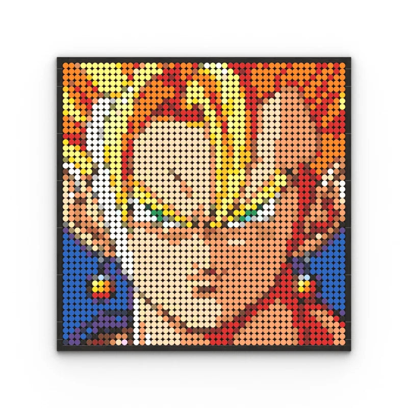 Cuadro Pixel Art de Anime, modelo 12