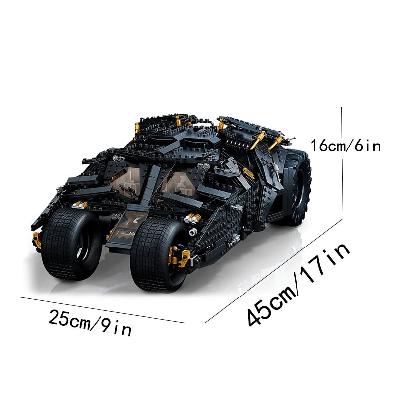 Batmóvil Negro · 2.049 piezas