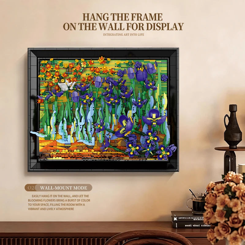 Iris · Quadro Floreale 3.480 pezzi