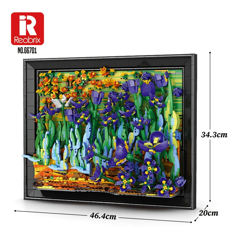 Iris · Quadro Floreale 3.480 pezzi