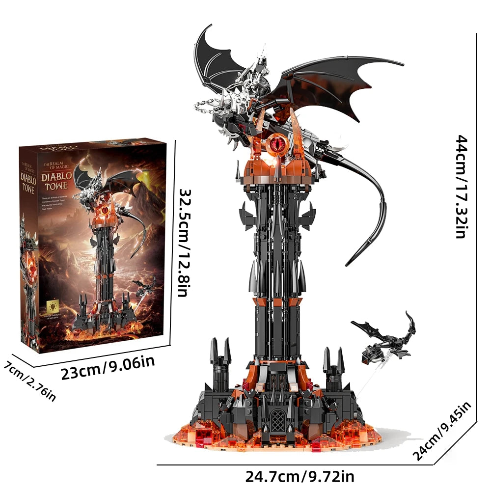 Barad-dûr · Torre Oscura con Nazgûl · 997 pezzi