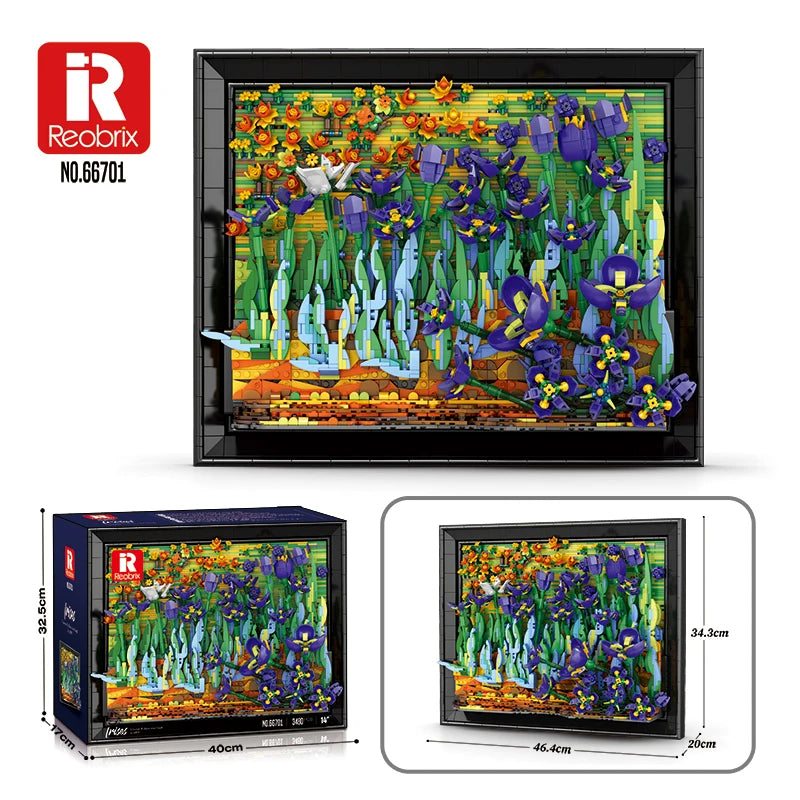 Iris · Quadro Floreale 3.480 pezzi
