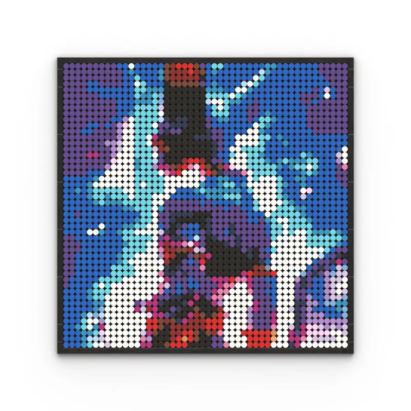 Cuadro Pixel Art de Anime, modelo 06