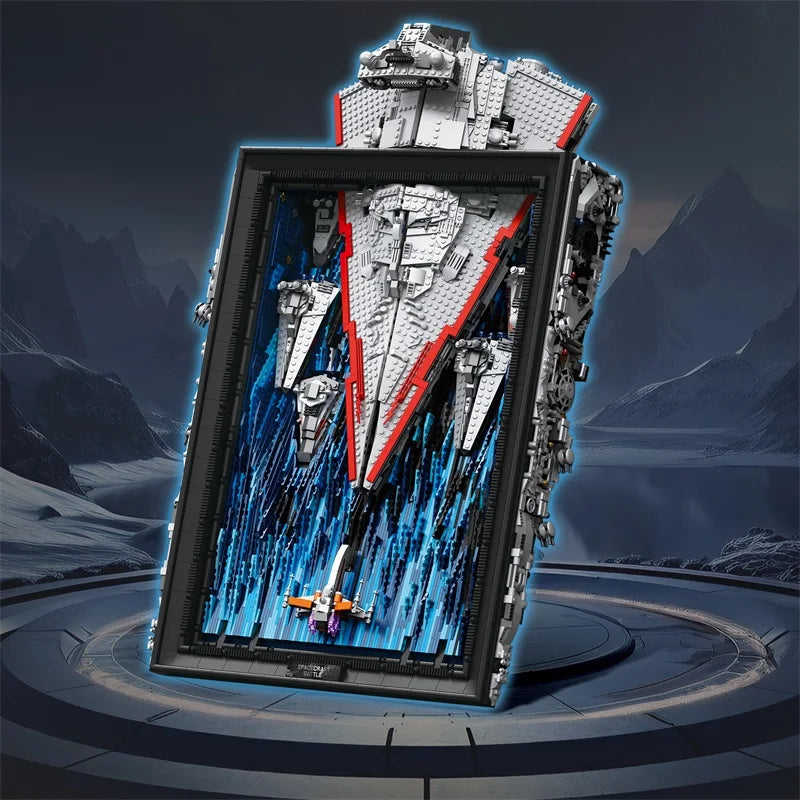 Destructor Imperial en Cuadro 3D · 5.345 piezas