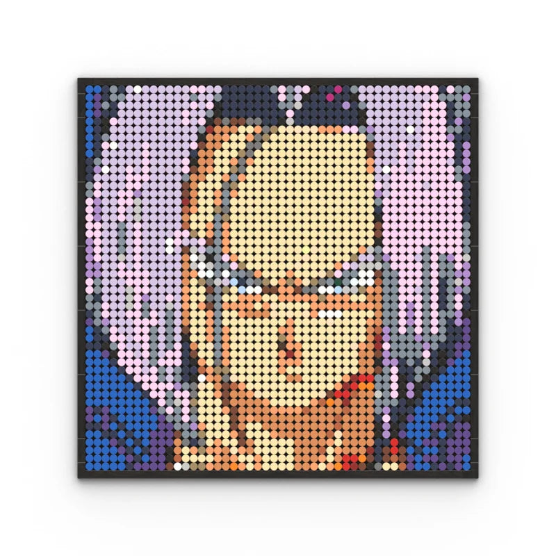 Cuadro Pixel Art de Anime, modelo 20