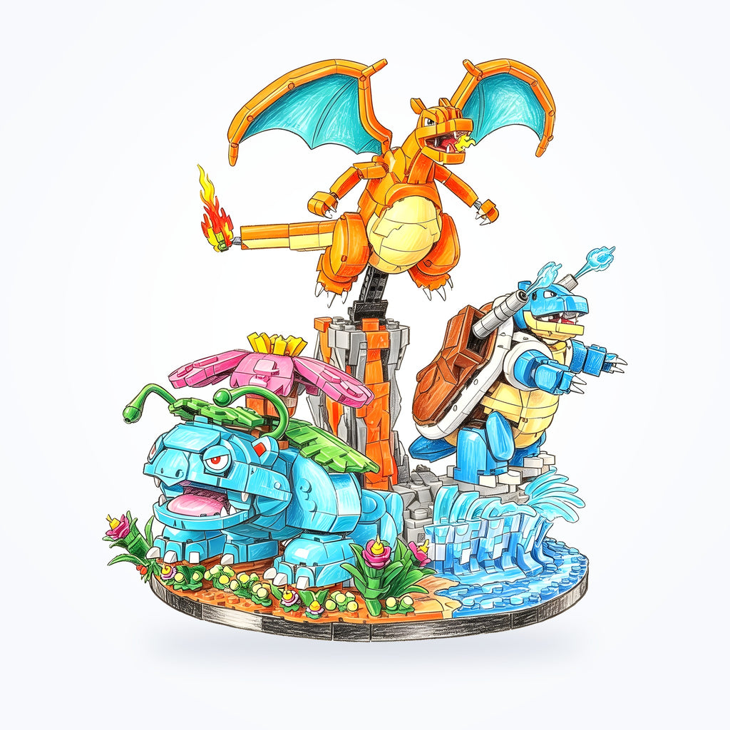 Trio Initial de Kanto · 6 838 pièces